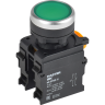 Кнопка IEK MASTER MI-BT60-11-3-22-K06 d=22мм 1NO+1NC зелёная MI-BT60-11-33-22-K06